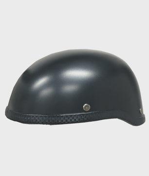 Universele Zwarte Motorhelm Half Helm ABS - Comfortabel en Wasbaar
