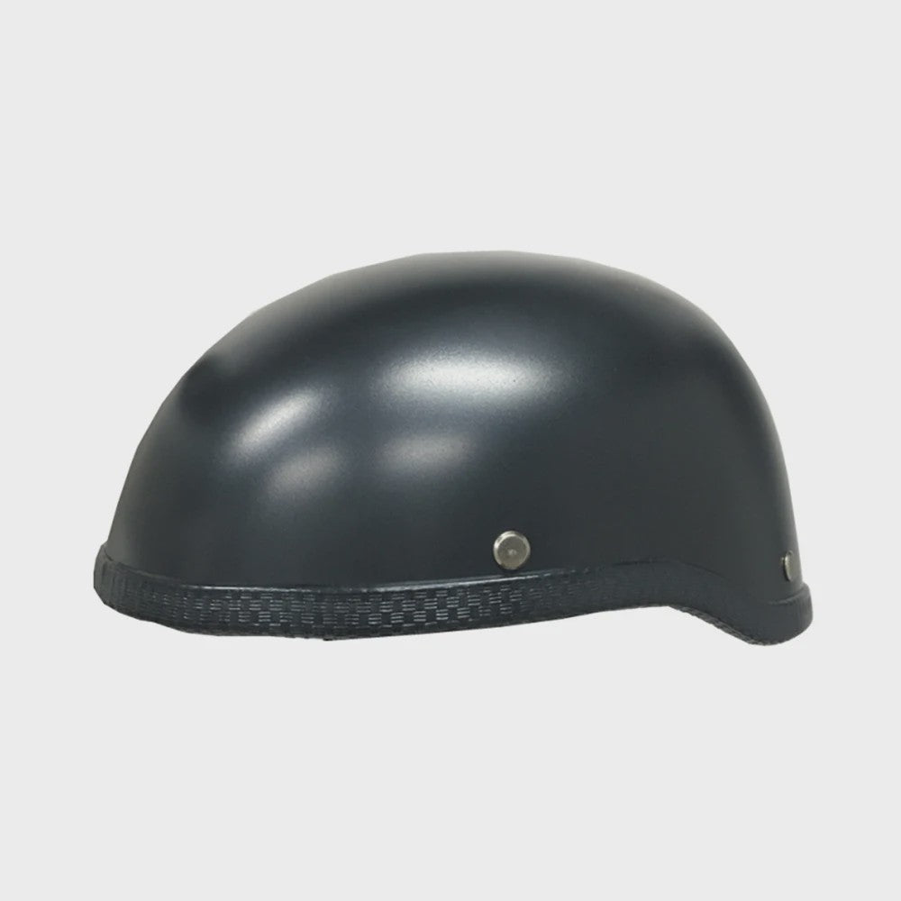Universele Zwarte Motorhelm Half Helm ABS - Comfortabel en Wasbaar