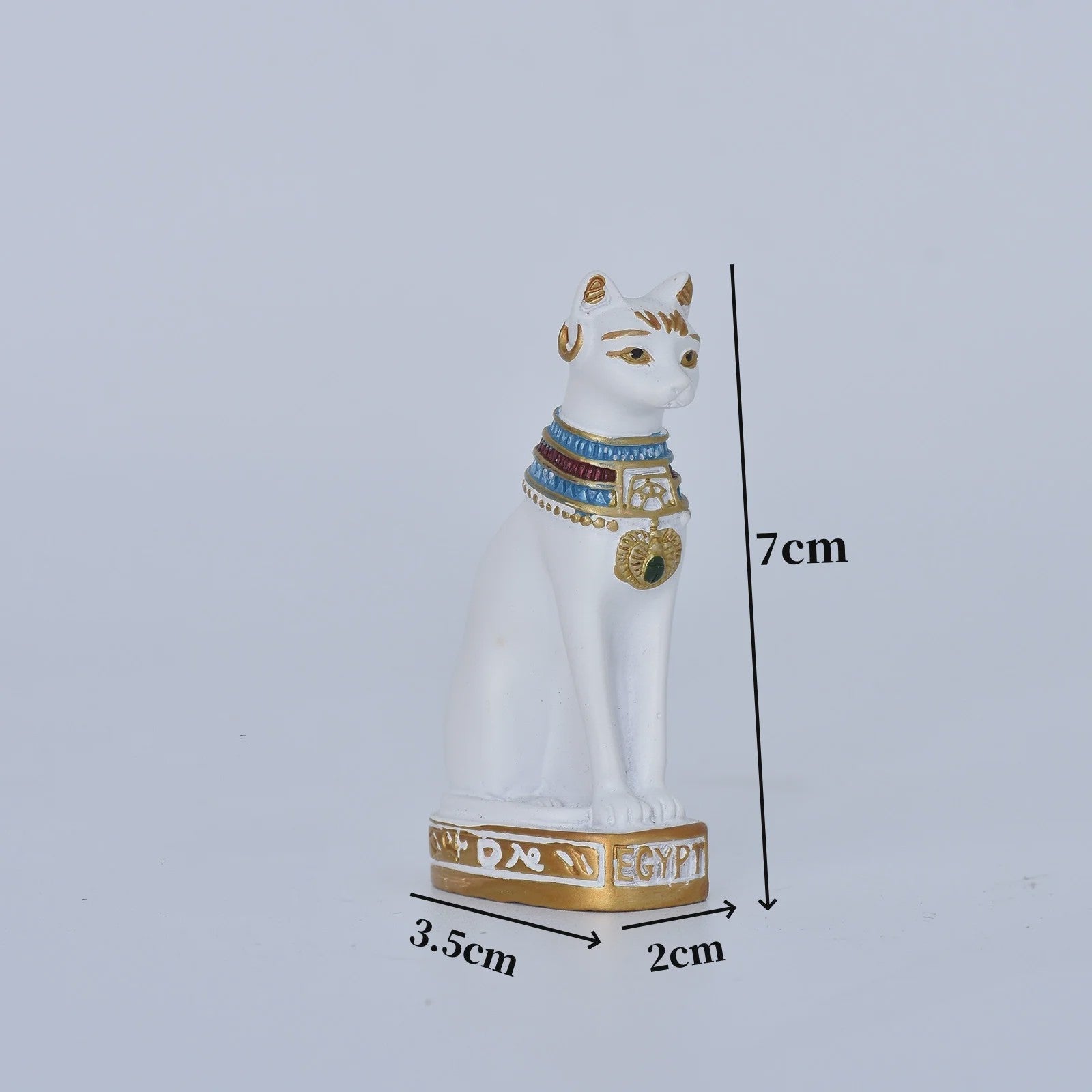 Elegante Egyptische Kattenbeeldjes - Retro Stijl & Sfeervolle Decoratie