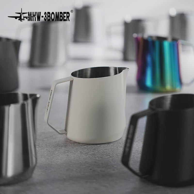 MHW-3BOMBER Melkopschuimkan 600ml - RVS Pitcher voor Latte Art & Cappuccino