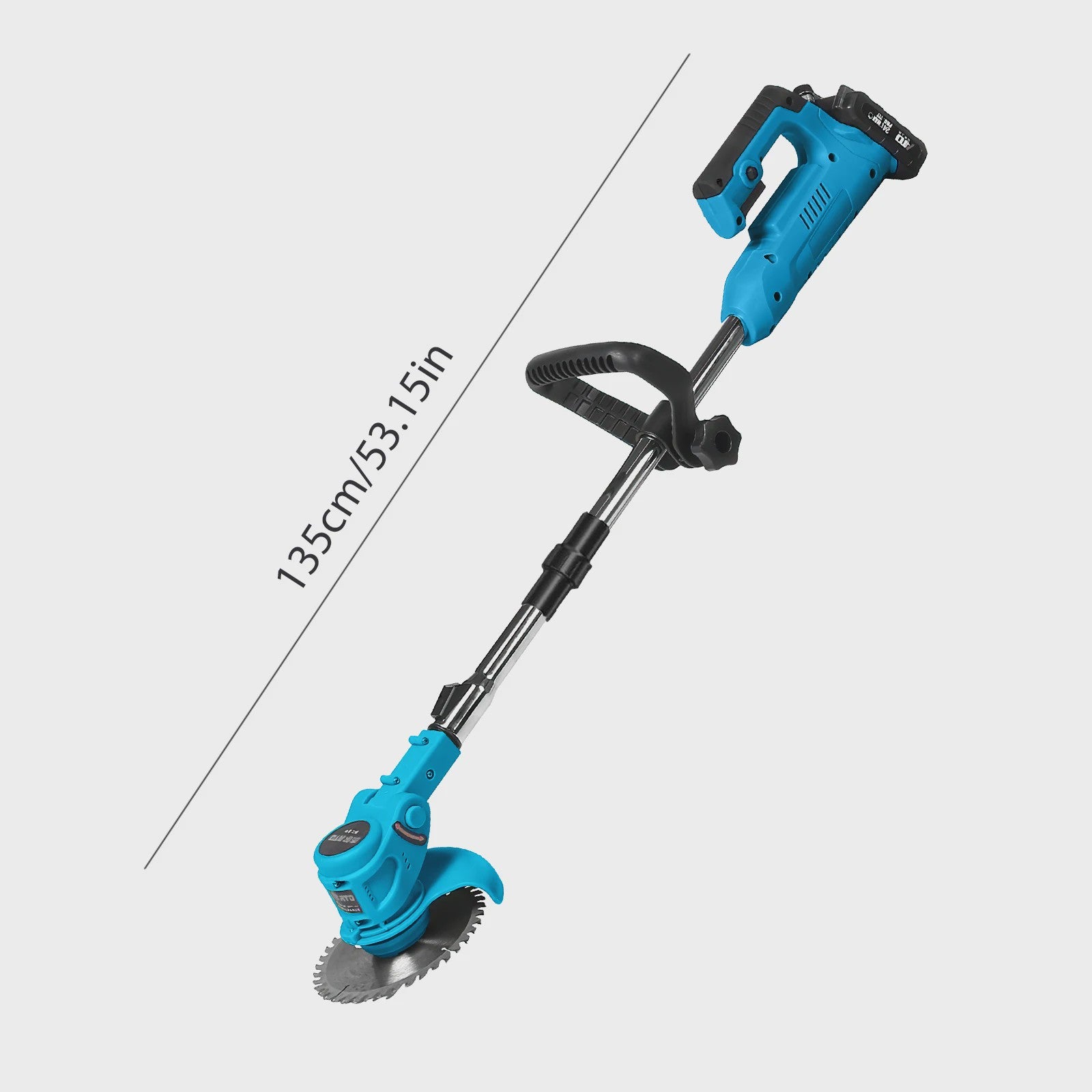 Draagbare Elektrische Grasmaaier & Grastrimmer - 800W, Snoerloos & Opvouwbaar