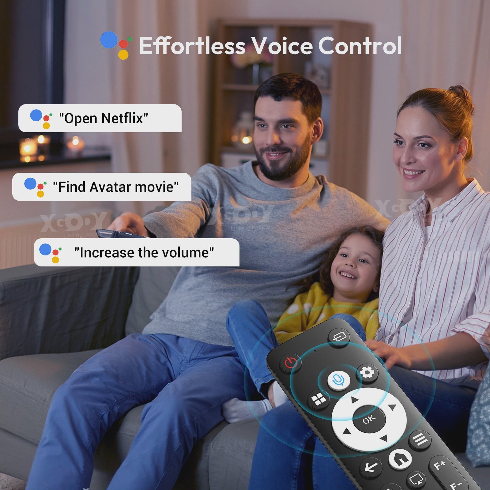 XGODY N6 Smart Projector: Netflix Officieel, 4K Ondersteuning, 650 ANSI Lumen & AI Functies