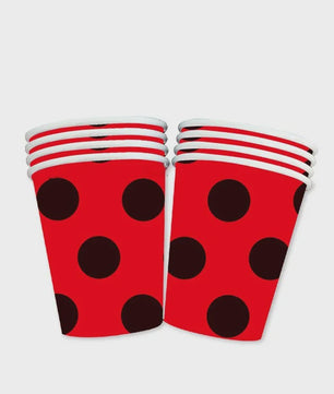 Lieveheersbeestje Feestartikelen Set - Bordjes, Bekers, Decoratie voor Kinderfeestjes
