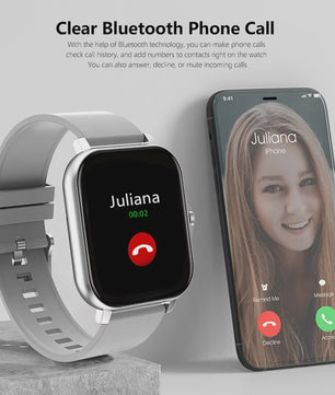 Lenovo Smartwatch 1.83'' - Waterdicht, Fitness Tracker, Bellen & Gezondheidsmonitor (iOS/Android)