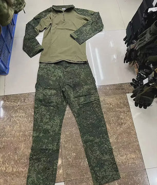 Tactisch Camouflage Uniform Set: Combat Shirt & Broek voor Outdoor, Airsoft, Jacht & Training