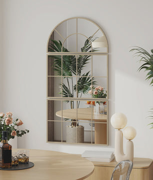 Boogvormige Raam Spiegel Set - 3 Delig - Metalen Frame - Woonkamer & Slaapkamer Decoratie