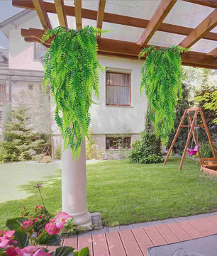 Kunstplant Hangplant 90cm - Nep Varen Slungel met Bladeren voor Decoratie