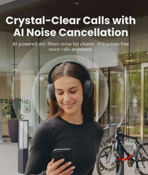 Edifier W820NB Plus Over Ear Koptelefoon: 88u Batterij, ANC, Hi-Res Audio & Bluetooth