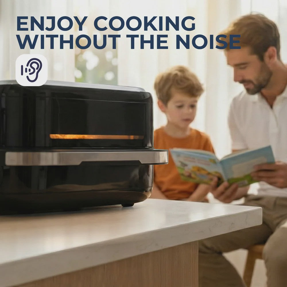 Veelzijdige 11-in-1 Pizzaoven & Airfryer - Perfect voor 12-inch Pizza's