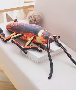 Realistische Kakkerlak Pluche Speelgoed Kussen - 55-120cm - Grappig Insect Knuffel Cadeau