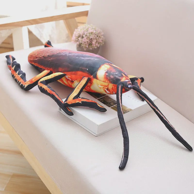 Realistische Kakkerlak Pluche Speelgoed Kussen - 55-120cm - Grappig Insect Knuffel Cadeau
