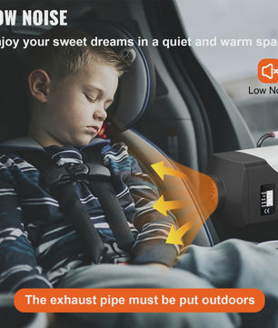 12V 8KW Diesel Luchtverwarmer met Afstandsbediening & LCD - Snel Warm in Vrachtwagen, Boot, Camper
