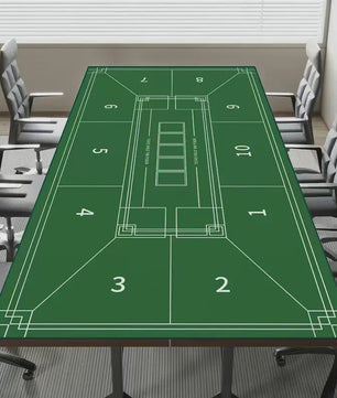 XXL Poker Speeltafelmat PU Leer - Waterdicht & Anti-Slip Gaming Desk Mat