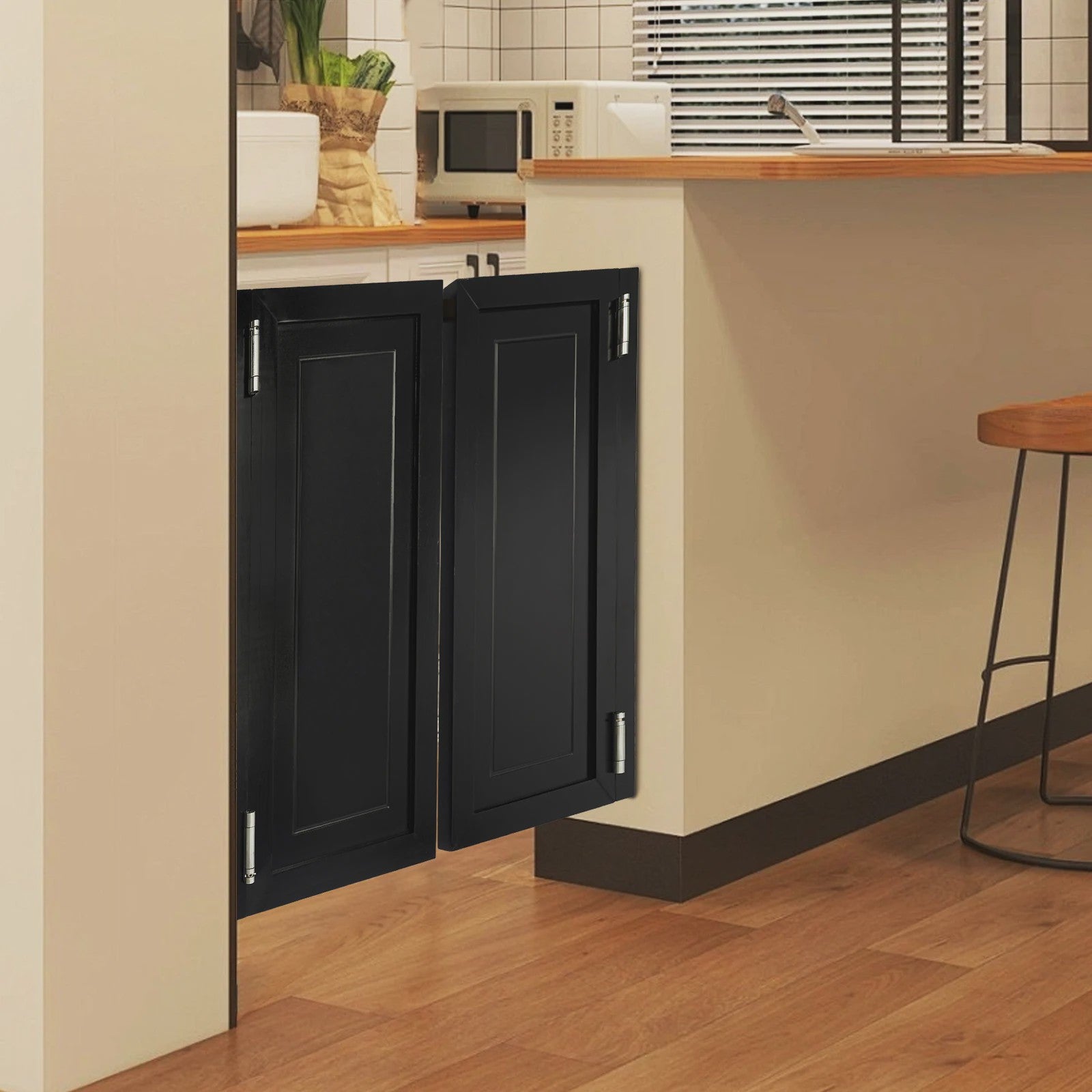 Houten Dubbele Scharnierdeuren 90x40cm - Zwaaiend voor Corridors & Trappen