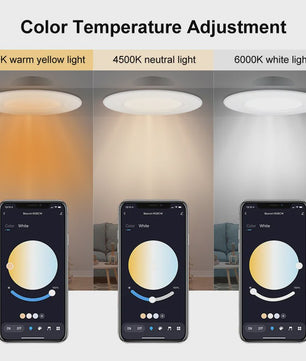 Slimme LED Inbouwspot: Dimbaar & Kleurtemperatuur Instelbaar (3000K-6000K) voor Huis & Kantoor
