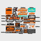 KTM Motor Stickers Set - Waterdicht Vinyl Decoratie voor Duke & Adventure Modellen