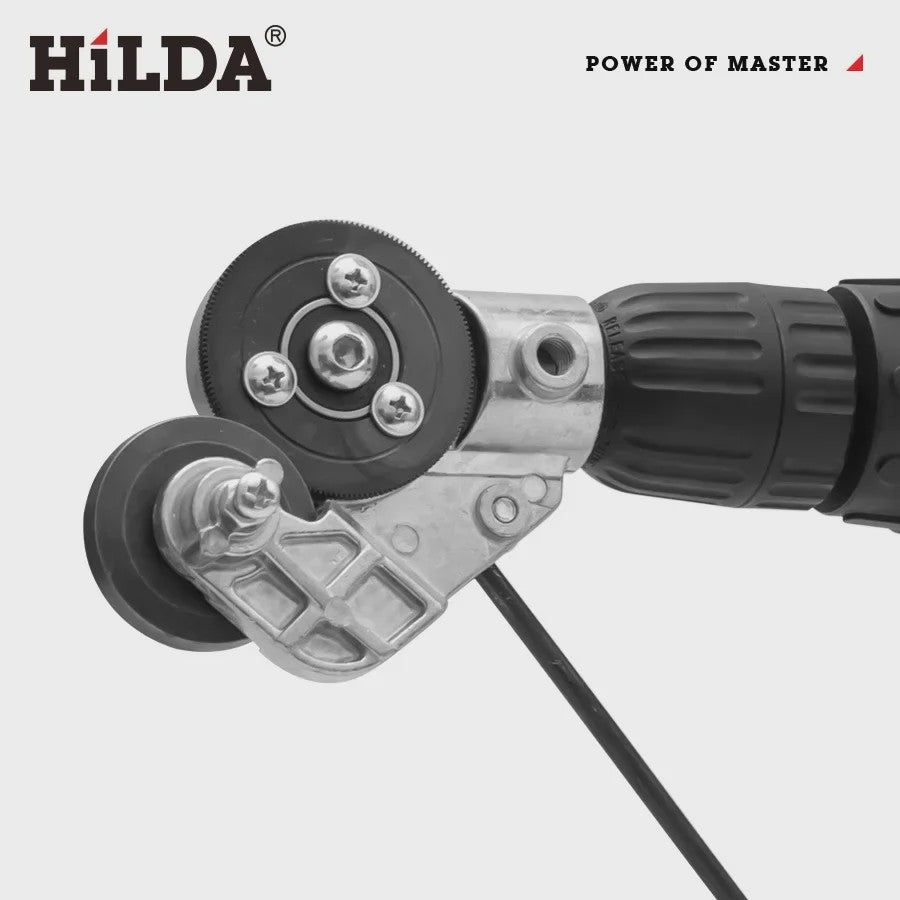 HILDA Elektrische Boor Schaarmachine - Snel Snijden van Metaalplaten