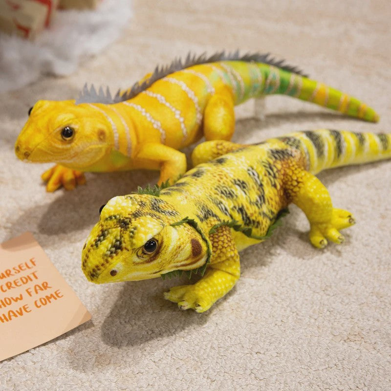 Zachte Baardagaam Pluche Speelgoed - 50cm Realistisch Reptiel Knuffel, Cadeau & Decoratie