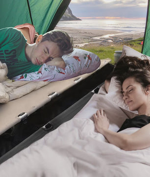 WESTTUNE Ultralichte Camping Cot - Draagbaar Opvouwbaar Kampeerbed van Aluminiumlegering