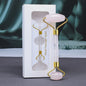 Natuurlijke Jade Roller & Gua Sha Steen Set - Gezichts-, Lichaams- en Nekmassage