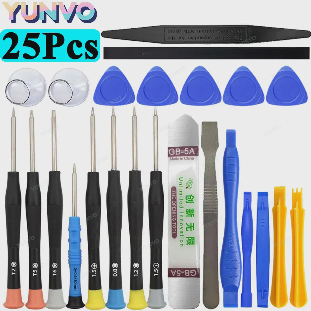 Professionele Reparatie Tool Kit voor Mobiele Telefoons - Precisie Schroevendraaiers & Openingsgereedschap