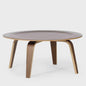 Design Salontafel Rond Massief Hout - Modern & Uniek voor Kleine Appartementen