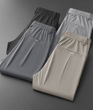 Herfst/Winter Heren Casual Broek - Elastisch, Sneldrogend & Ademend