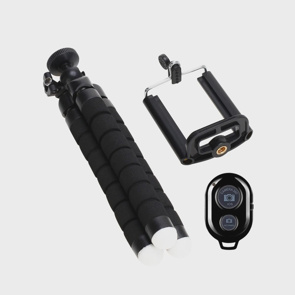 Flexibele Octopus Tripod voor Smartphone & Camera met Afstandsbediening