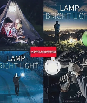 Oplaadbare Solar Camping Lantaarn - Krachtig, Draagbaar & Opvouwbaar LED Licht met USB