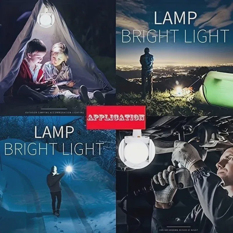 Oplaadbare Solar Camping Lantaarn - Krachtig, Draagbaar & Opvouwbaar LED Licht met USB