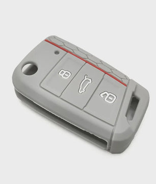 Siliconen Sleuteelhoes voor VW Golf, Polo, T-Roc, Tiguan, Skoda, Seat - Beschermhoes Sleutel