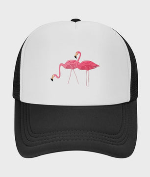 Unisex Petten met Flamingo Print - Ademend en Zonwerend
