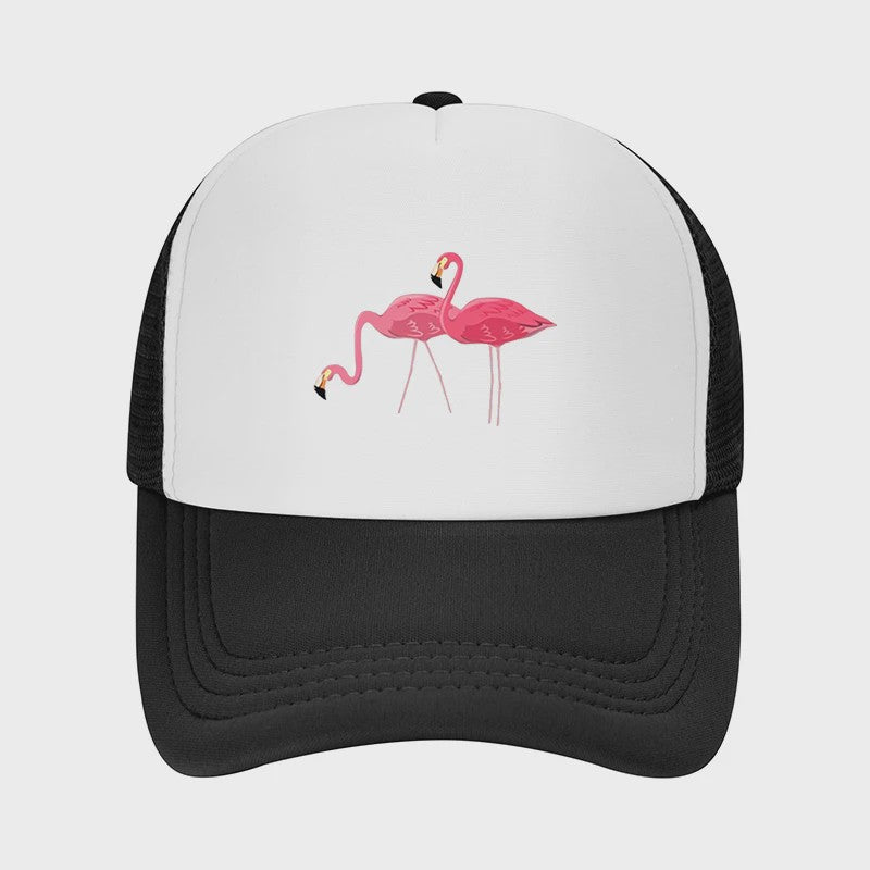 Unisex Petten met Flamingo Print - Ademend en Zonwerend