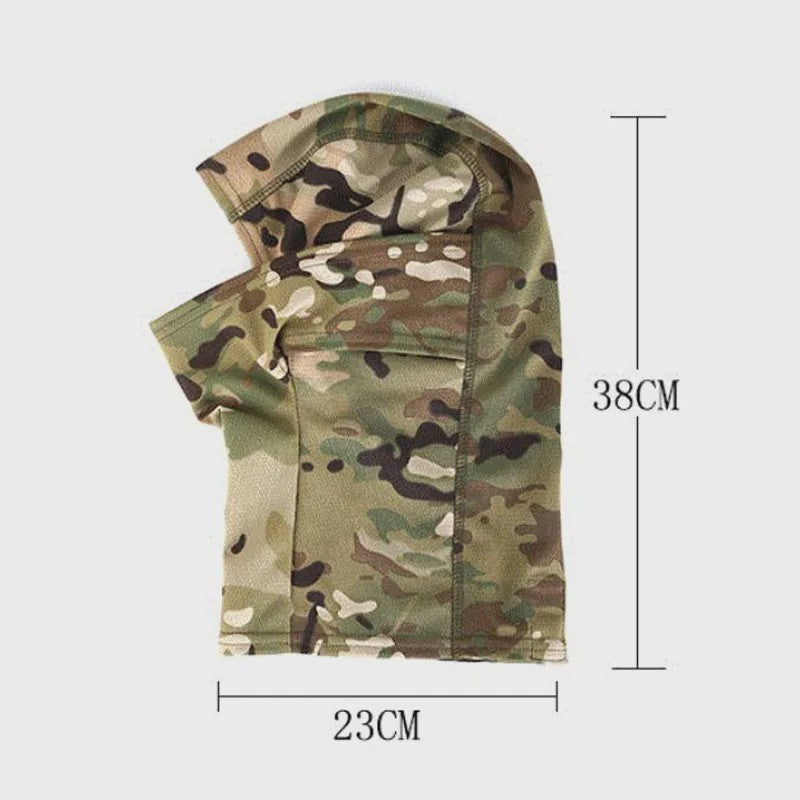 Tactische Camouflage Balaclava - Volledig Gezicht Masker voor Fietsen & Jagen