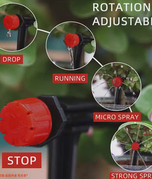 Automatisch Tuin Bewateringssysteem met LCD Timer & Instelbare Sproeiers (30-5m)