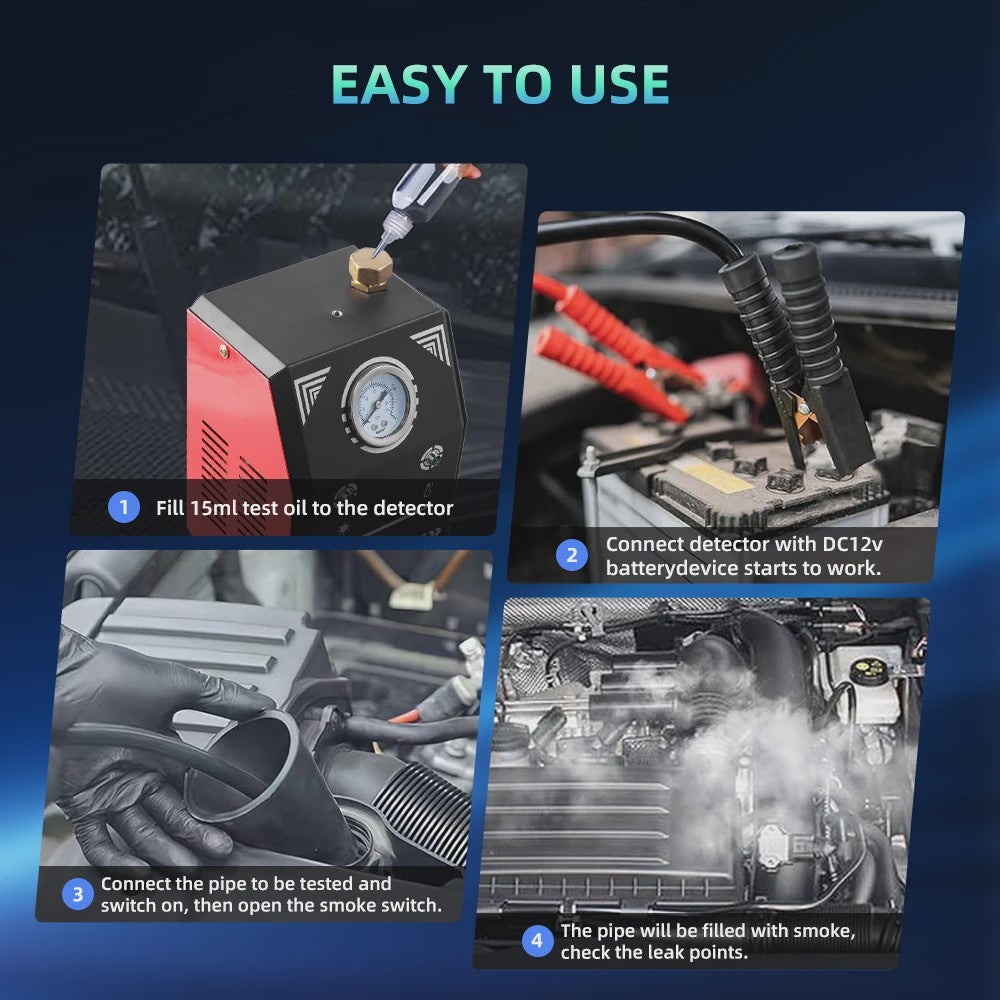 Professionele Rookmachine & Lekdetector voor Auto's - EVAP Systeem Diagnose