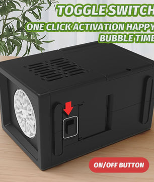 Automatische Bellenblaasmachine met 10 Gaten - Draagbaar & Feestelijk