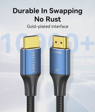 Vention HDMI 2.1 Kabel 8K 60Hz 4K 120Hz 48Gbps voor PS5, Dolby Vision, HDR, eARC