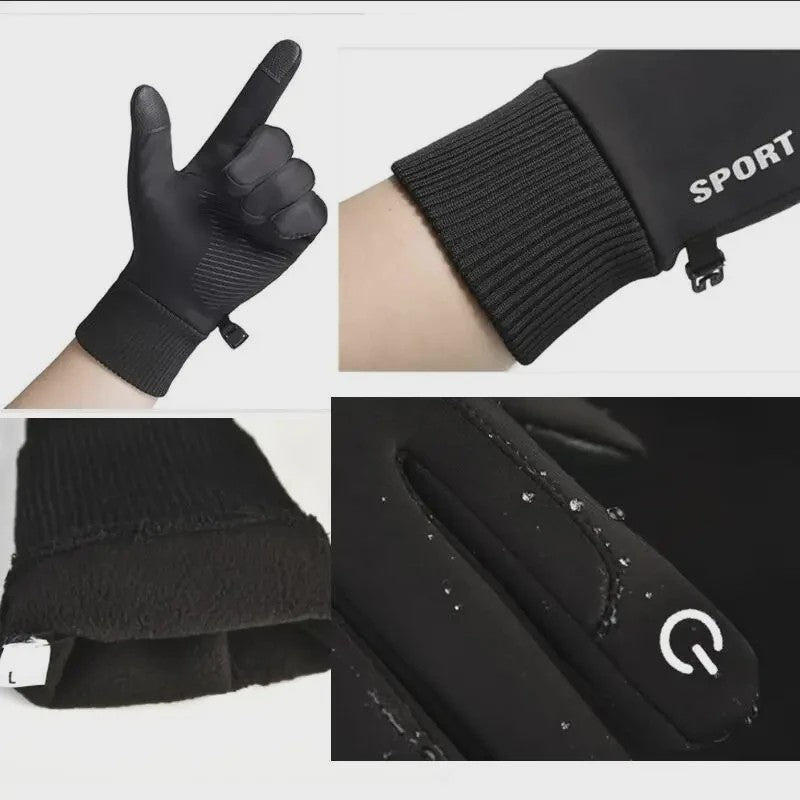 Warme Fleece Handschoenen met Touchscreen Functionaliteit - Waterafstotend & Ademend