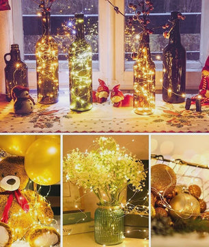 Waterdichte Batterij Sfeerverlichting met Afstandsbediening - 8 Modi voor Kerst, Feest & Decoratie