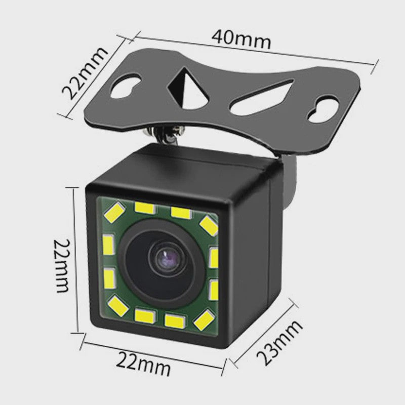 Universele HD Achteruitrijcamera met Nachtzicht & Groothoek - Waterdicht