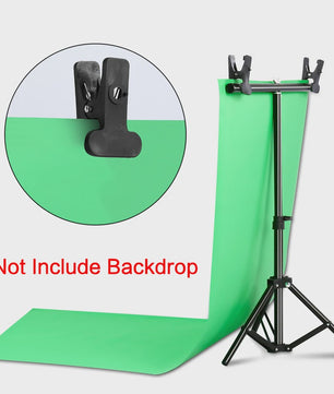 Professionele T-vormige Achtergrond Standaard voor Fotostudio & Video - 200cm Breed