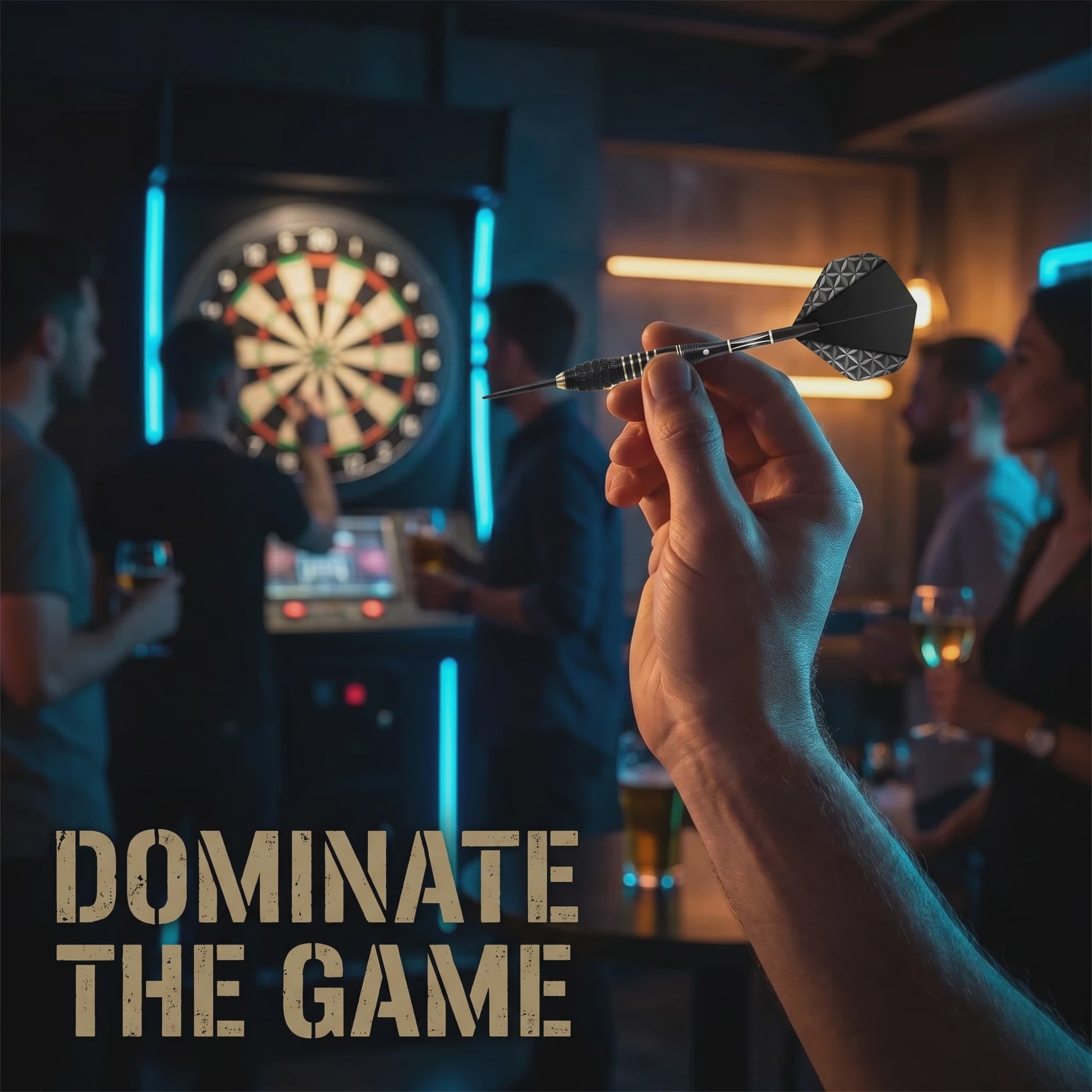 TRALOW Professionele Dartset: Wisselbare Stalen & Zachte Tips voor Ultieme Flexibiliteit