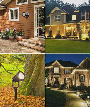 Waterdichte LED Tuinspot 7W Warm Wit met Grondspies - IP65 Buitenverlichting