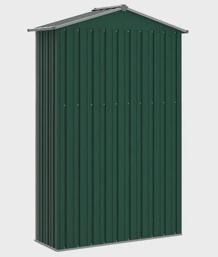 Groene Tuinkast van Verzinkt Staal - 116x45x175 cm - Robuuste Opbergkast voor Buiten