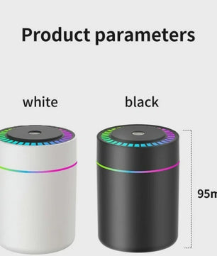 180ML Mini Luchtbevochtiger & Aroma Diffuser met USB en Sfeerverlichting - Ideaal voor Auto, Huis & Slaapkamer