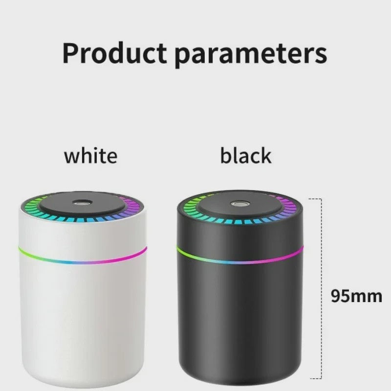 180ML Mini Luchtbevochtiger & Aroma Diffuser met USB en Sfeerverlichting - Ideaal voor Auto, Huis & Slaapkamer