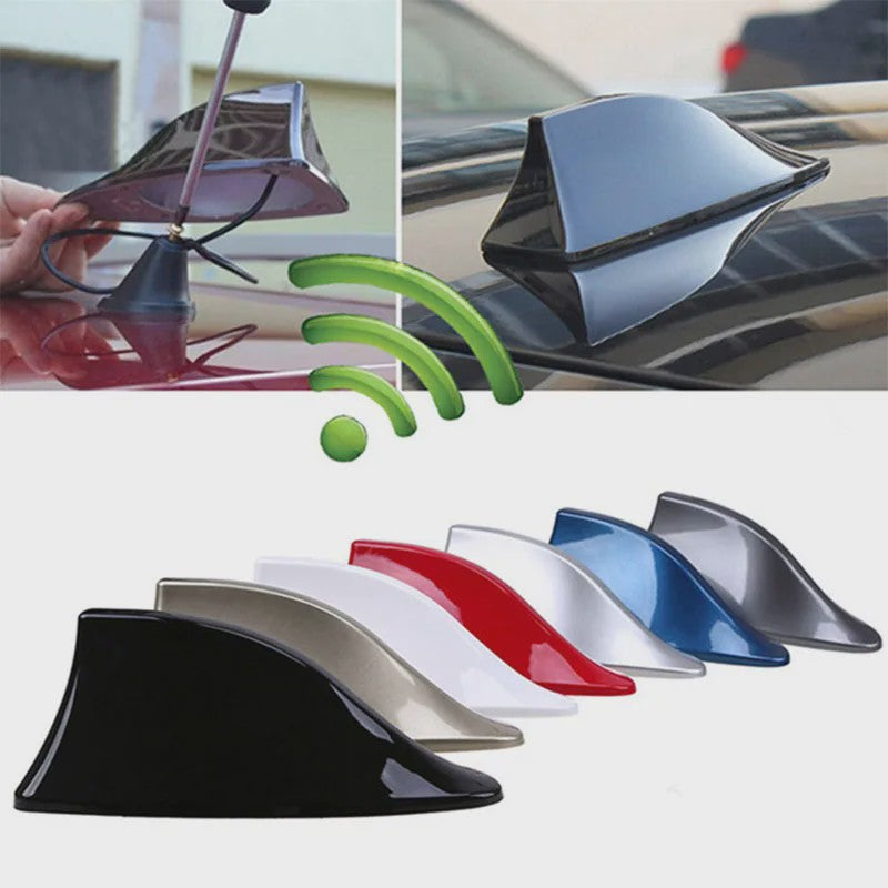 Universele Haaienvin Antenne Cover met Carbon Fiber Look - Verbeter uw Autoradio Signaal