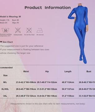 Dames Full Body Jumpsuit met Voetjes - Lange Mouwen, Strakke Sport Bodysuit voor Yoga & Gym
