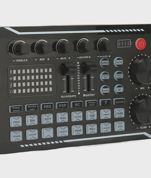 Professionele Podcast Mixer: All-in-One Audio Interface voor Streamen & Opnemen